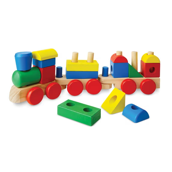 Tren Apilable Clásico de Madera